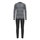 Odlo Langarmshirt + Hose Active Warm Eco (warm, weich, Innenseite angeraut) Unterwäsche grau/schwarz Kinder